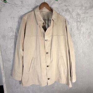 Bugatti Button up Short Jacket Beige Cotton Jacket Size M lo g sleeve